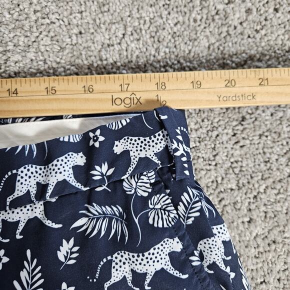 Ralph Lauren RLX Shorts Mens 38 Blue Jaguar Palm AOP Golf 9" Stretch - Picture 7 of 12